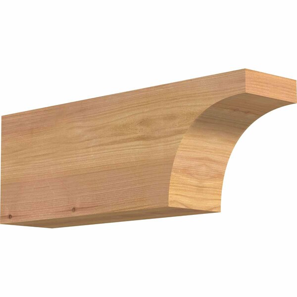 Ekena Millwork Huntington Smooth Rafter Tail, Western Red Cedar, 3 1/2"W x 6"H x 16"L RFT04X06X16HUN00SWR - main